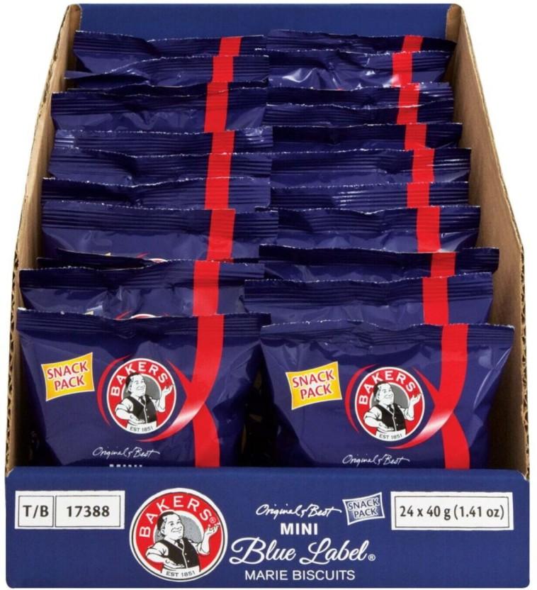 Bakers Blue Label Marie Biscuit (960 g, Pack of 24)