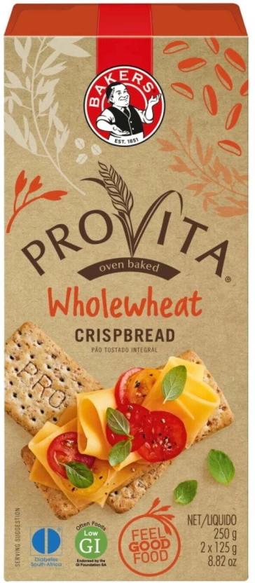Bakers Provita Whole Wheat Crispbread Bakery Biscuit (250 g)