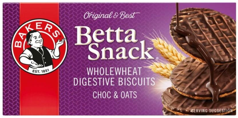 Bakers Betta Snack Whole Wheat Biscuits Digestive Biscuit (200 g)