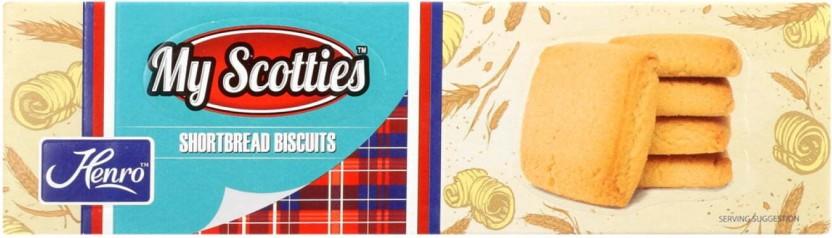 Henro My Scotties Shortbread Cookies (185 g, Pack of 12)