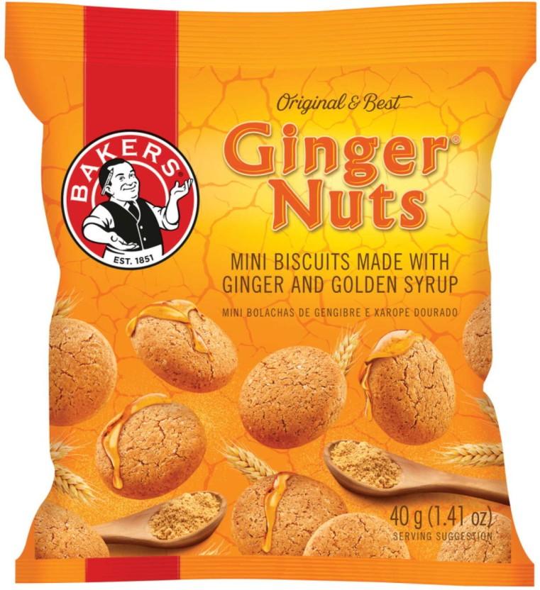 Bakers Ginger Nuts Mini Biscotti (960 g, Pack of 24)