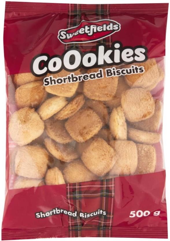 Sweetfields Shortbread Cookies (500 g, Pack of 12)
