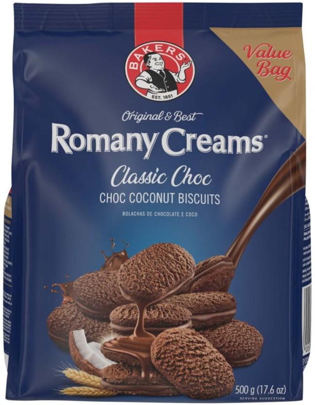 Bakers Classic Choc Biscuits Cream Filled Biscuit (500 g)