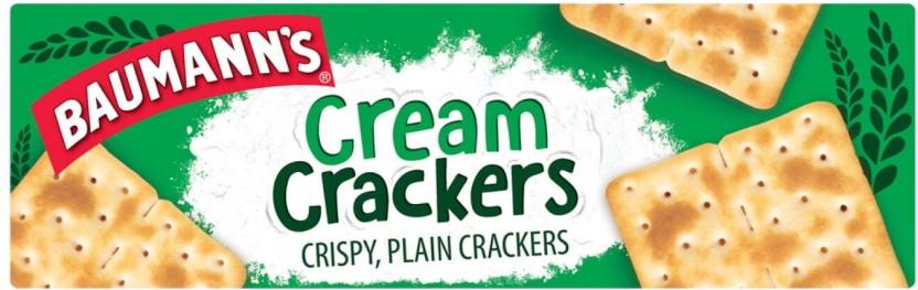 Baumann's Cream Crispy Crackers Plain Biscuit (2400 g, Pack of 12)