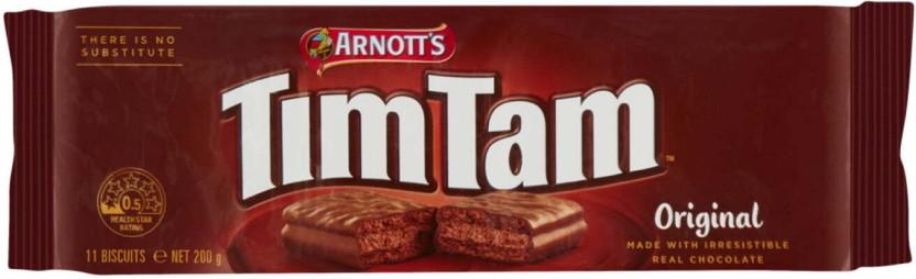Arnotts Tim Tam Original Chocolate Cream Sandwich Biscuit (200 g)