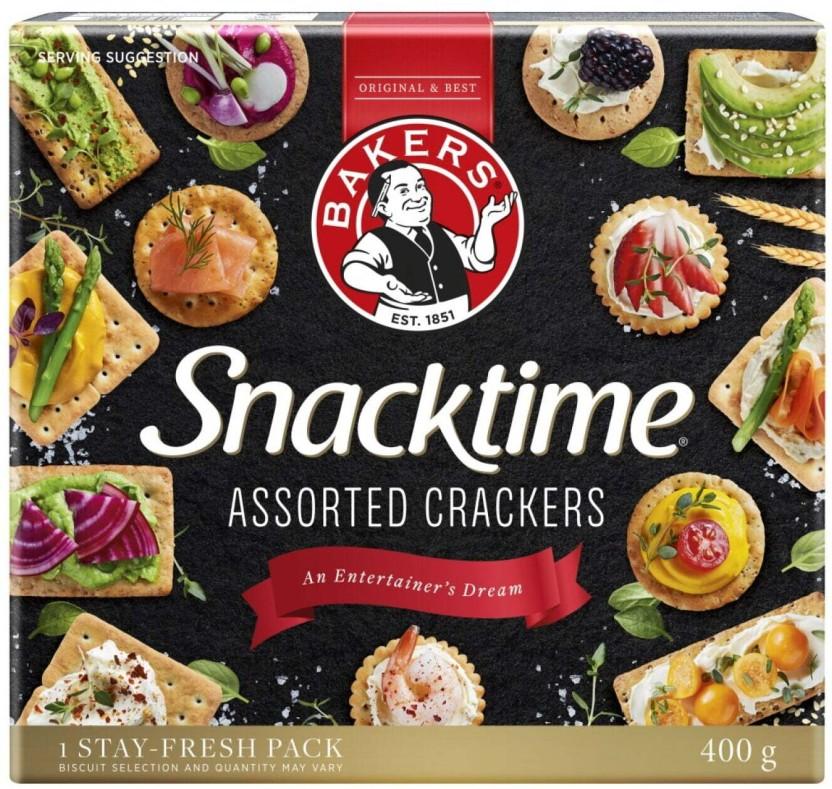 Bakers Snacktime Crackers Assorted Biscuit (400 g)