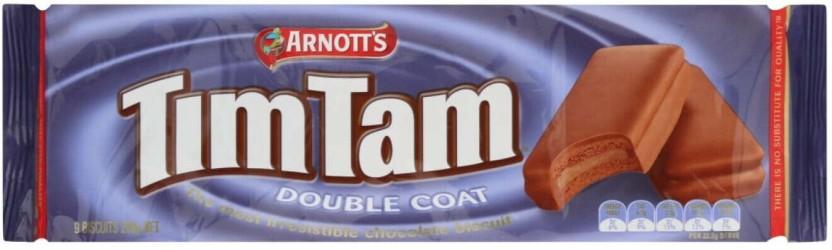 Arnotts Tim Tam Double Coat Cream Sandwich Biscuit (200 g)