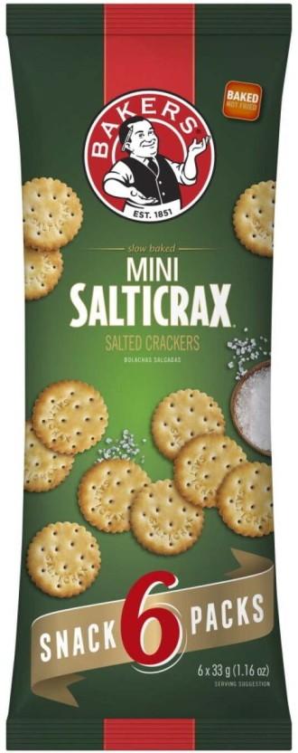 Bakers Mini Salticrax Salted Salted Biscuit (198 g, Pack of 24)