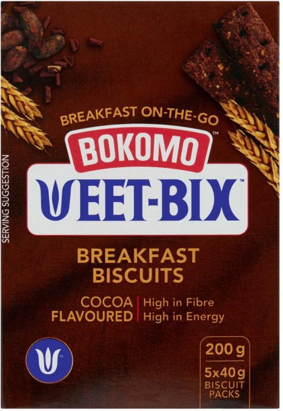 Bokomo Weet-Bix Breakfast Cocoa Flavoured Cookies (200 g)