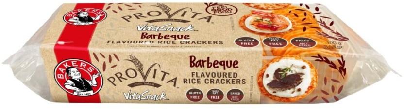 Bakers Provita Vitasnack Barbaceque Flavoured Rice Cracker (100 g)