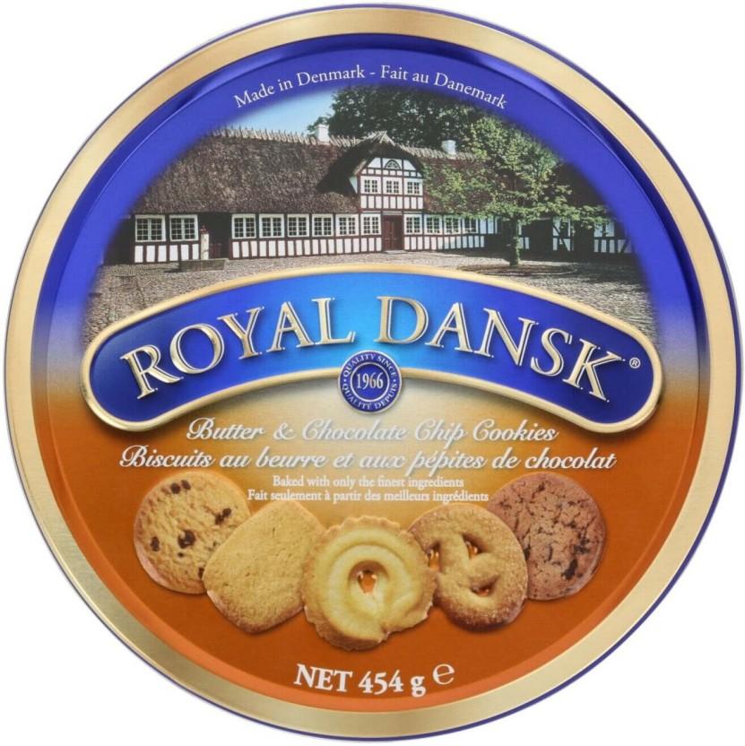 Royal Dansk Butter & Chocolate Chips Assorted Biscuit (454 g)