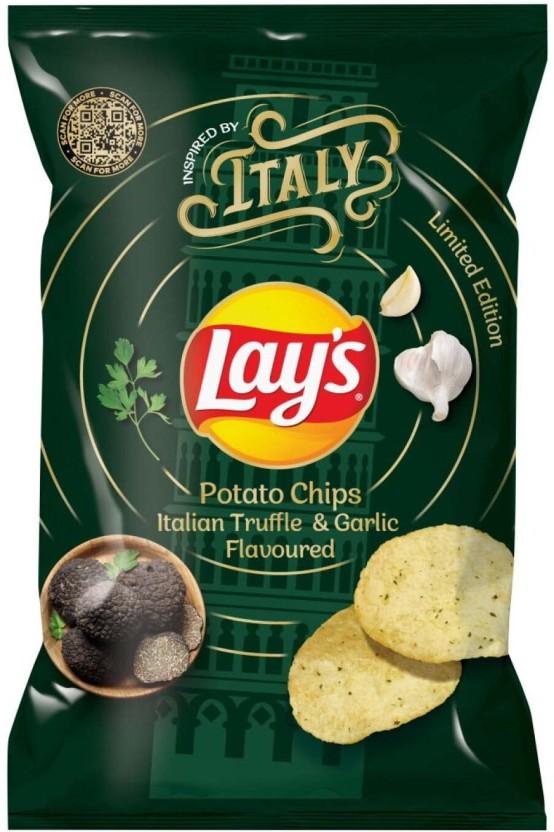 Lay's Potato Chips Italian Truffle & Garlic Chips (1 x 120 g)