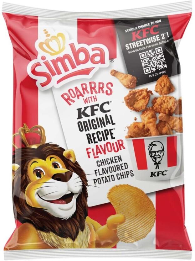 Simba Potato Chips KFC Original Chicken Puffcorn (1 x 120 g)
