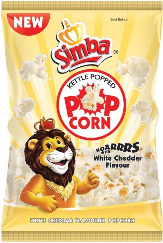 Simba Kettle Popped White Cheddar Popcorn (90 g)