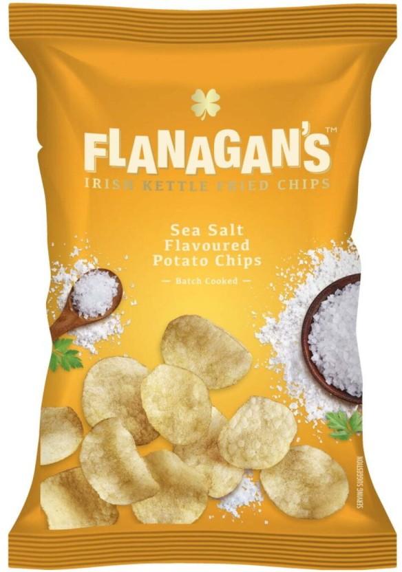 Flanagan's Sea Salt Chips (1 x 120 g)