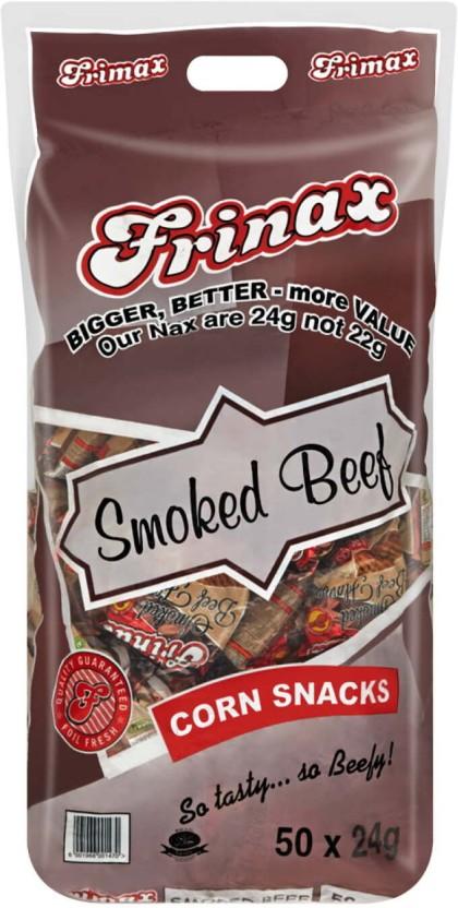 Frimax Frinax Smoked Beef Chips (50 x 20 g)