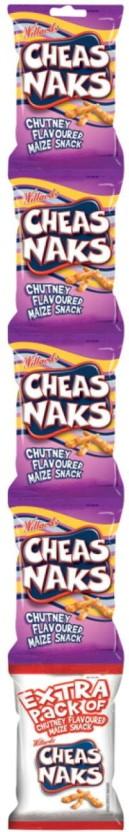 Willards Chutney Flavoured Maize Snack Chips (5 x 22 g)
