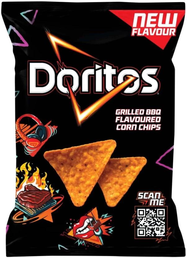 Doritos Corn Chips Grilled BBQ Nachos (1 x 145 g)