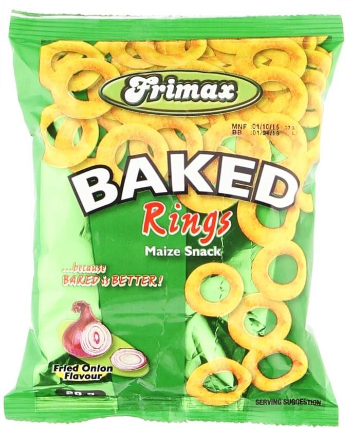 Frimax Baked Rings Chips (50 x 20 g)