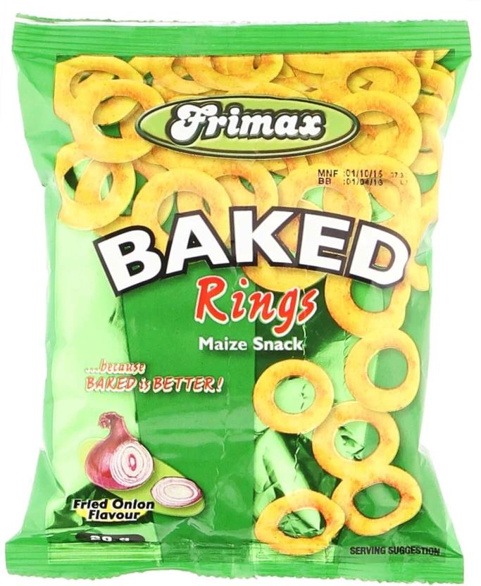 Frimax Baked Rings Chips (50 x 20 g)