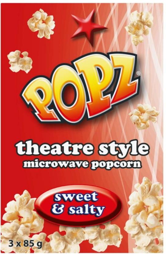 Ster Kinekor Popz Microwave Sweet and Salty Popcorn (85 g, Pack of 12)