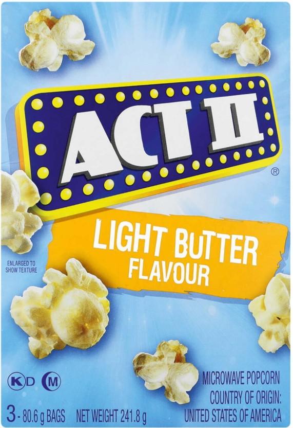Act II Microwave Light Butter Popcorn (241.8 g)