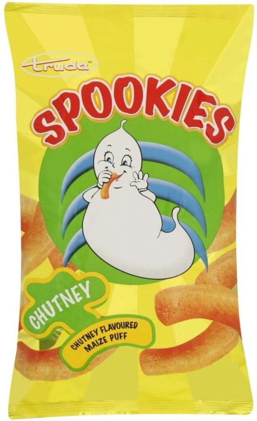 Spookies Chutney Flavoured Maize Puff Puffcorn (10 x 100 g)