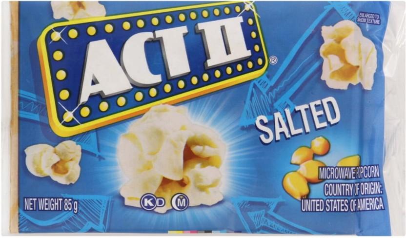 Act II Microwave Salt Popcorn (85 g)