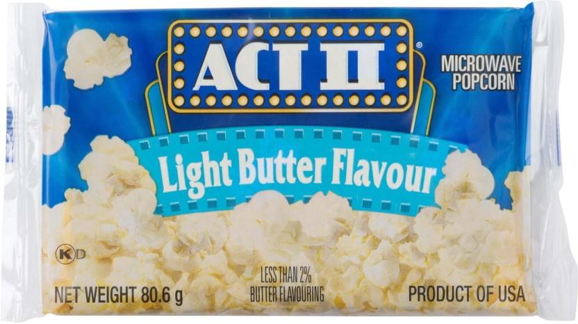Act II Light Light Butter Popcorn (85 g, Pack of 12)