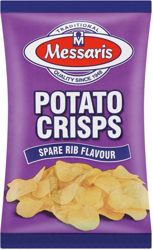 Messaris Potato Crisps Spare Rib Chips (1 x 125 g)