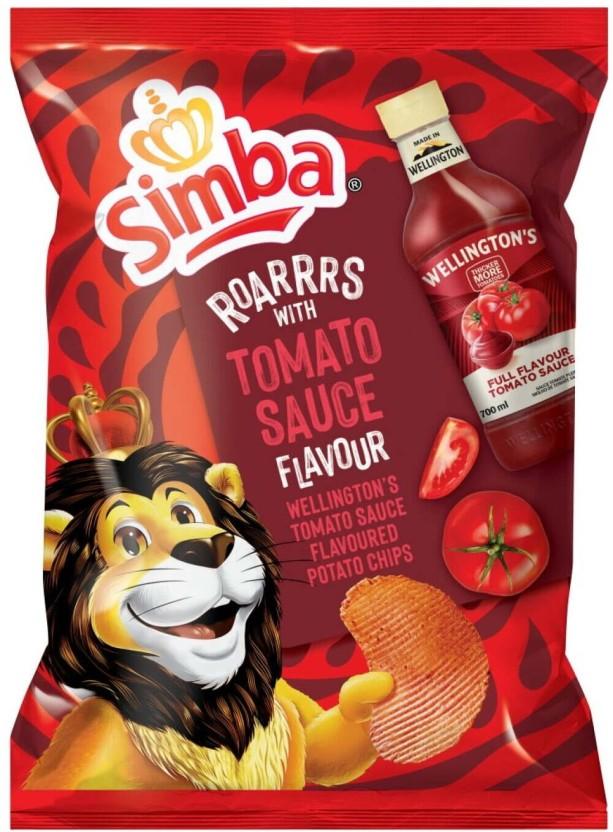 Simba Wellington's Tomato Sauce Flavoured Chips (1 x 120 g)