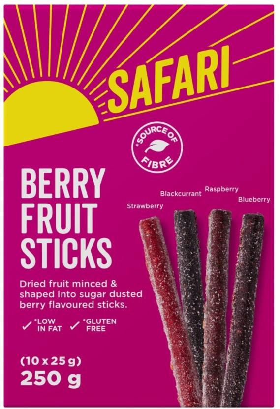 Safari Funky Berry Fruit Sticks (25 g)