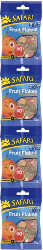 Safari Jungle Bites Fruit Flakes Strips Dried Fruits bites (32 g)