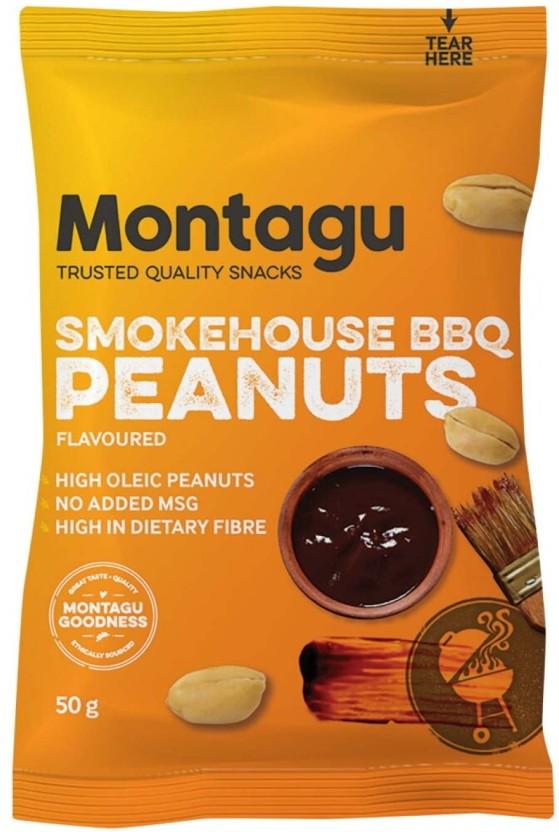 Montagu Smokehouse BBQ Flavoured Peanuts (10 x 50 g)