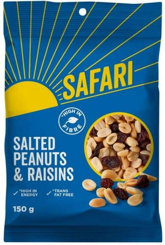 Safari Salted Peanuts & Raisins (20 x 150 g)