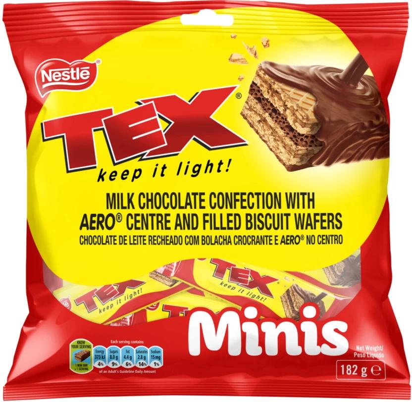 Nestle Tex Wafer Aero Centre Minis Milk Chocolate Bars (182 g)