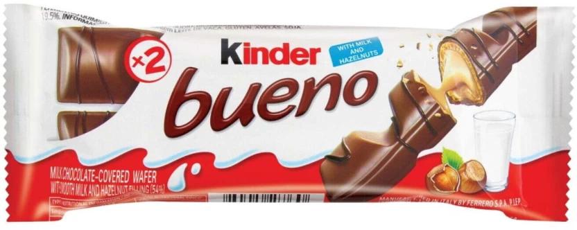 Kinder Bueno Milk Chocolate Bars (43 g)