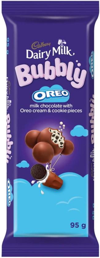 Cadbury Bubbly Oreo Milk Chocolate Slabs (95 g)