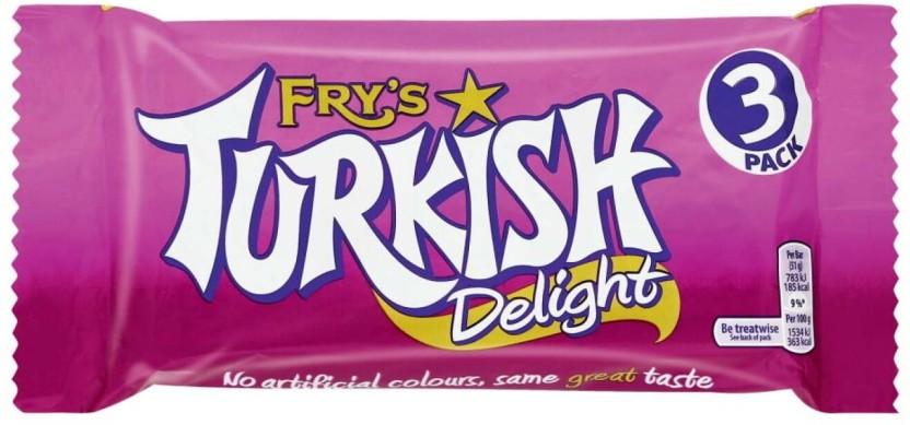 Fry's Turkish Delight Milk Chocolate Bars (153 g)