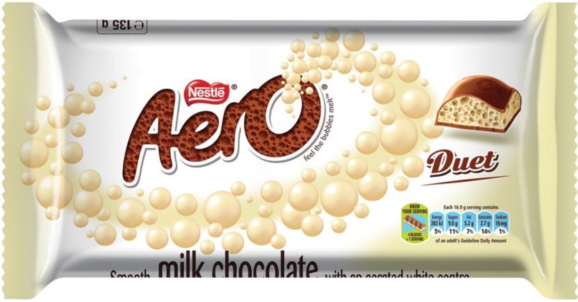 Nestle Aero Smooth Milk Chocolate Slabs (135 g)