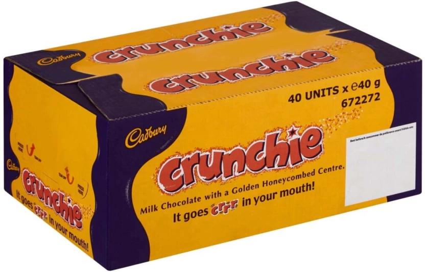 Cadbury Crunchie Milk Chocolate Bars (40 g)