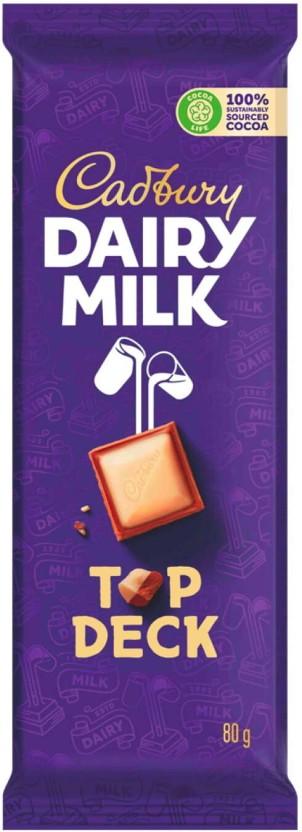 Cadbury Dairy Milk Top Deck Milk Chocolate Slabs (24 x 80 g)
