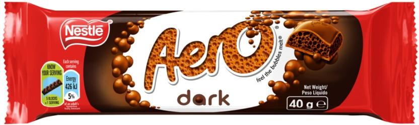 Nestle Aero Dark Chocolate Dark Chocolate Bars (40 g)
