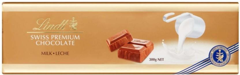 Lindt Swiss Premium Milk Chocolate Bars (300 g)