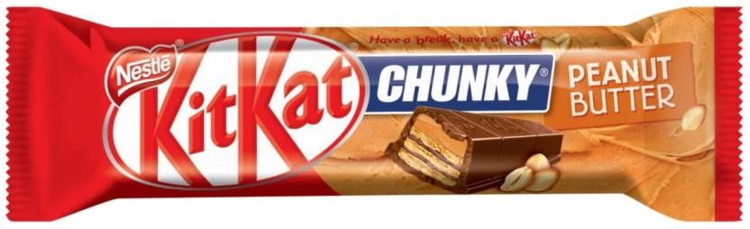 Nestle Kit Kat Crisp Wafer Chunky Peanut Butter Milk Chocolate Bars (24 x 42 g)