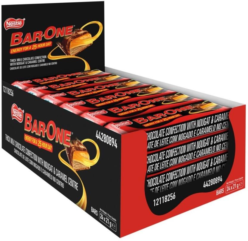 Nestle Bar One Milk Chocolate Bars (192 x 21 g)