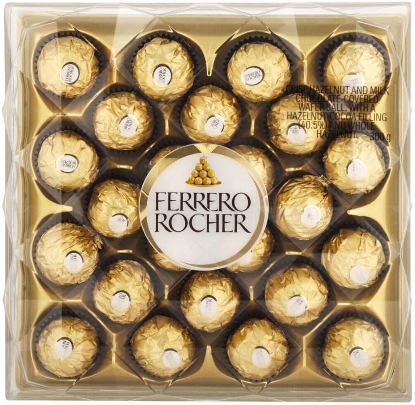 Ferrero Rocher 24 Piece Gift Box Milk Chocolate Truffles (300 g)