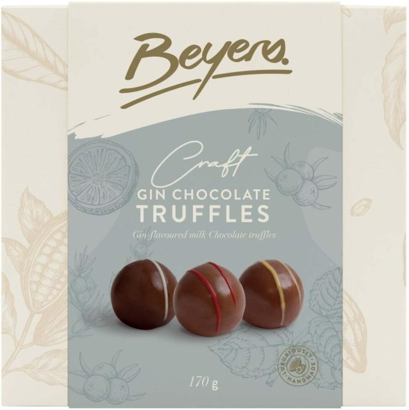 Beyers Craft Gin Milk Chocolate Truffles (120 g)