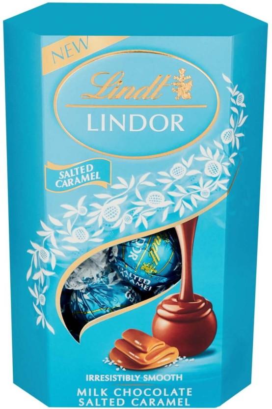Lindt Lindor Irresistibly Smooth Milk Chocolate Salted Caramel Milk Chocolate Bars (200 g)