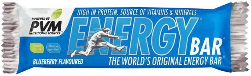 PVM Energy Bars Blueberry Fruit and Nuts Chocolate Bars (20 x 45 g)